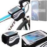 For HTC Desire 22 Pro bike frame bag bicycle mount smartphone holder top tube cr