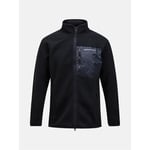 Peak Performance M Pile Zip Jacket Black