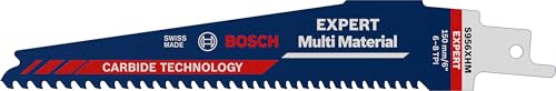 Bosch Professional 1x Expert ‘Multi Material’ S 956 XHM Reciprocating Saw Blade (for Cast iron, Length 150 mm, Accessories Reciprocating Saw)