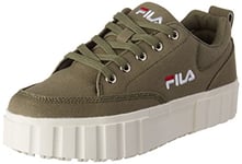 FILA Femme Sandblast C WMN Basket, Burnt Olive, 42 EU Étroit