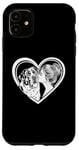 iPhone 11 Saint Bernard Mom Dog Art Valentine's Day Heart Case