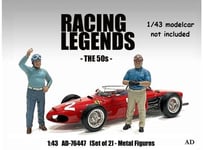 Set de 2 FIGURINES PILOTES Fifties Racing Legend 1/43