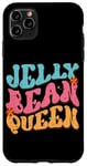 Coque pour iPhone 11 Pro Max Jelly Bean Queen Groovy Lettrage Vibes