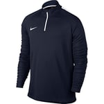 Nike Justaucorps Homme à Manches Longues Dry Drell acdmy M Obsidian/White