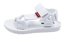 Levi's Cadys Sandale, Blanc, 29 EU