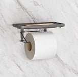 METALTEX Origin Lava U-Fix 401136000 Toilet Roll Holder with Shelf