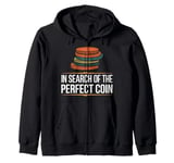 In Search Of The Perfect Coin Numismatics Zip Hoodie