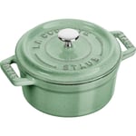 3272340053603 Staub Mini Round Cast Iron Pot - 250 ml, Mint