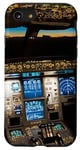 Coque pour iPhone SE (2020) / 7 / 8 Plane Cockpit Flight Instruments Aircraft Pilot Aviation Art