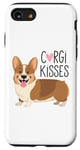 Coque pour iPhone SE (2020) / 7 / 8 Corgi Kisses Puppy Dog Lover Dog Lover Puppy Dog Mom Fur Mama