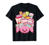 Kawaii Japanese Candy & Drinks Box Strawberry Jelly Fruits T-Shirt