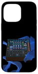 Coque pour iPhone 14 Pro Max Disc Jockey Space Age Console de mixage audio Mix DJ