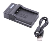 vhbw Chargeur compatible avec Voigtländer Virtus D4, D5, D500, D6, D600, S6 caméra caméscope action-cam - Station, témoin de charge