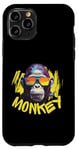 iPhone 11 Pro Angry Monkey King Gorilla Face Funny Graphic Men Women Kids Case