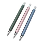 Mechanical Carpenter Pencil Marker Pencils Wide Application 3Pcs Iron Graphite