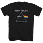 Pink Floyd T-shirt Klassisk Mörk Sida Prisma Pink Floyd Tröja Y M