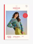 Sirdar Jewelspun Riptide Women's Cardigan Knitting Pattern, 10704