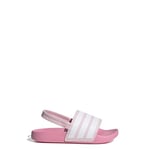 adidas Adilette ESTRAP Slides Children TOBOGGANS, Clear Pink/Cloud White/Bliss Pink, 30.5 EU