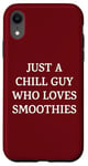 Coque pour iPhone XR Juste un gars cool qui aime les smoothies