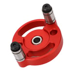 (Red)Drill Locator Aluminum Alloy 7 Drill Sockets Adjustable Feet High