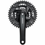 Shimano Acera FC-M371 chainset with chainguard, 48 / 36 / 26T, 170 mm, black