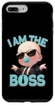 Coque pour iPhone 7 Plus/8 Plus Baby Boss « I Am The Boss » Like A Boss Kids