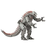 Godzilla VS Kong, Figurine Géante Articulée de 28 cm - Godzilla Mecha, Jouet pour Enfants, avec Accessoires, dès 4 Ans, GIOCHI PREZIOSI, MNG074