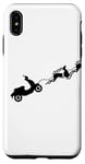 Coque pour iPhone XS Max Retro Scooter Club Vacances Renne Gear Head Scoot Life