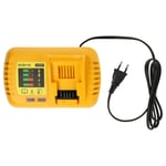 vhbw Chargeur rapide compatible avec Dewalt DCB120, DCB102, DCB105, DCB107, DCB112, DCB115, DCB118, DCB121, DCB123 batteries d'outils