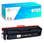 Black W2210A Toner fits for HP 207A LaserJet MFP M283fdn M283fdw M255dw No Chip