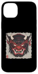 iPhone 14 Plus Oni Yokai Devil Mask Japanese Art Samurai Ukiyo-e Case