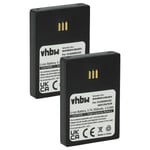 2x Battery for Unify Openstage WL3 WL3 Plus 950mAh