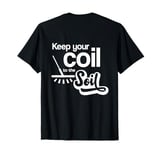 Keep your coil to the soil Metal detecting on the beach T-Shirt