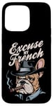 Coque pour iPhone 15 Pro Max Bulldog français Excuse My Frenchie Vintage Bulldog Lover