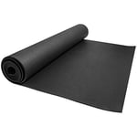 Happybuy Revêtement de Sol Caoutchouc+10% EPDM Noir Tapis Extérieur 9.5mm Rouleau Caoutchouc 110 x 310cm Dalle Antidérapant pour Arénas de Hockey, Écoles, Gymnases Commerciaux, Hôtels, Stations de Ski