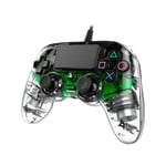 Commande Gaming Sans Fil Nacon PS4OFCPADCLGREEN Vert Transparent PlayStation