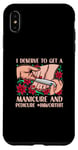 Coque pour iPhone XS Max Manucure Pédicure Femmes Pampering Nail Art Wellness Soins de la peau