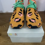 Adidas x Pharrel Williams HU NMD Animal Print Orange Green UK8 EU42 US8.5 GZ4439