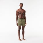 Lacoste Short de bain court séchage rapide Taille S Vert Kaki/vert