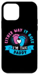 Coque pour iPhone 12 mini Eeither Way It Goes I'm The Daddy Tenue de révélation du sexe pour bébé