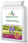 Vitamin B12 Methylcobalamin 1mg(1000mcg) 120 Capsules Not Tablets Immune Fatigue