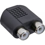 InLine 2 x RCA hona - 3,5 mm hona -adapter