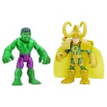 Avengers Playskool Heroes Marvel Super Hero Adventures Hulk and Loki