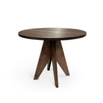 Friends & Founders - Pose Table Round 160 Smoked Oak - Spisebord - Ida Linea Hildebrand - Brun - Tre