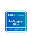 Dell Päivitä 3 vuoden seuraava työpäivä -tuesta 3 vuoden ProSupport Plus 4H Mission Critical -laajennettuun palvelusopimukseen, joka sisältää paikan päällä tapahtuvan tuen.