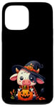 Coque pour iPhone 13 Pro Max Ghost Cow Moo Cow Impression fantôme Halloween