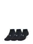 Ua Essential Low Cut 3Pk Sport Socks Footies-ankle Socks Black Under Armour