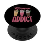 Milkshake Addict Cute Dessert PopSockets Adhesive PopGrip