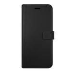 Valenta Book Case Leather Black - Gel Skin iPhone SE 2020/2022/8