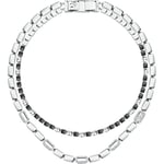 Bijoux Karl Lagerfeld  Collier en acier et cristal